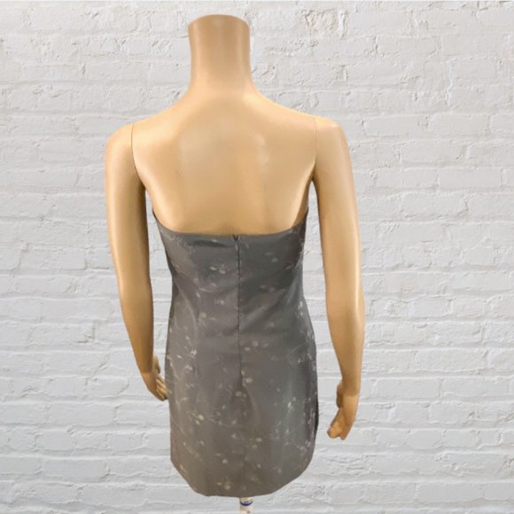 RAMPAGE -- Gray Minidress, Strapless and Embroidered, New/Tags - Picture 3 of 16